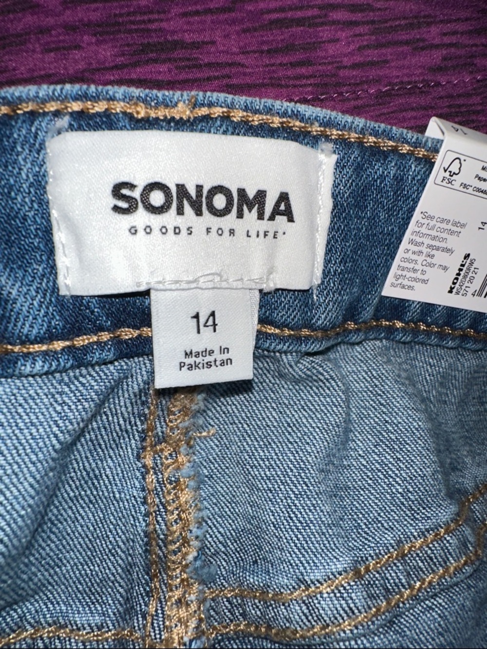 Sonoma Blue Denim Midi Skirt - Picture 10 of 12